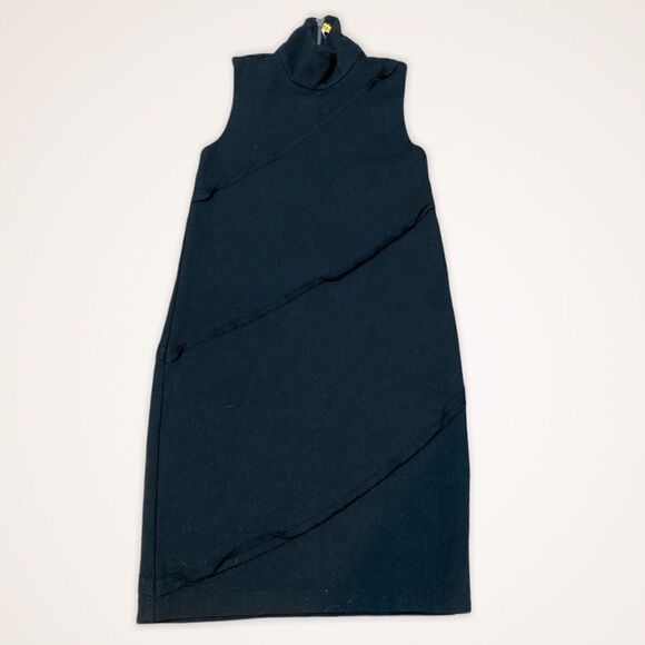 Alice + Olivia Black sleeveless body con dress with mock turtleneck size XS - Picture 4 of 11